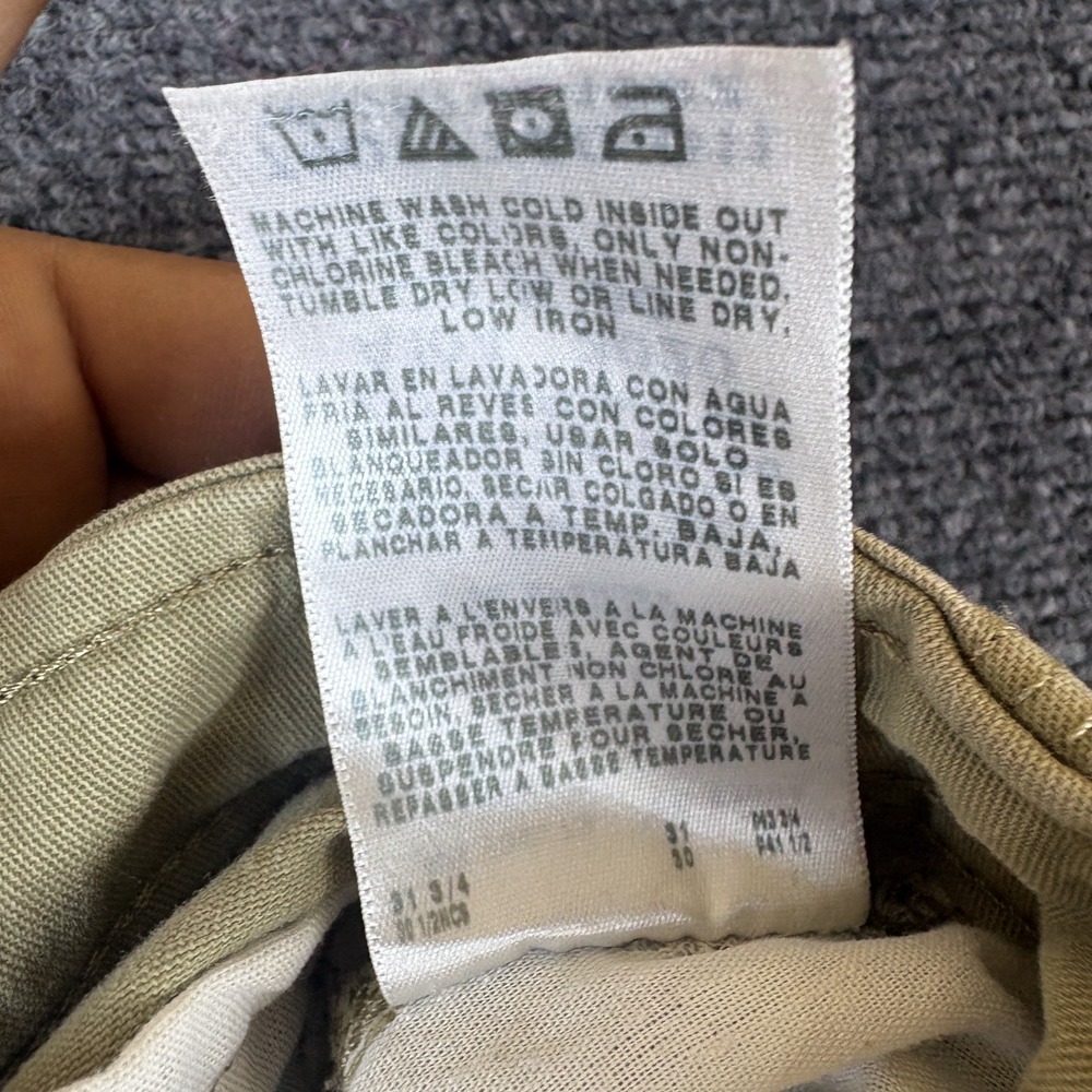 Wrangler Cargo Pants Womens 29x28 Tan Relaxed Fit Comfort Mid Rise Skinny Leg - Picture 8 of 10